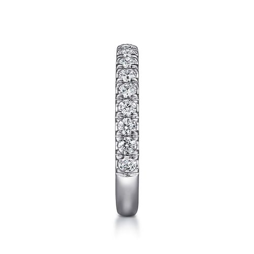 14K White Gold Diamond Matching Wedding Band