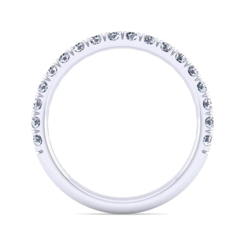 14K White Gold Diamond Matching Wedding Band