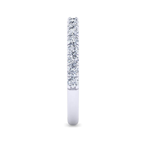 14K White Gold Diamond Matching Wedding Band