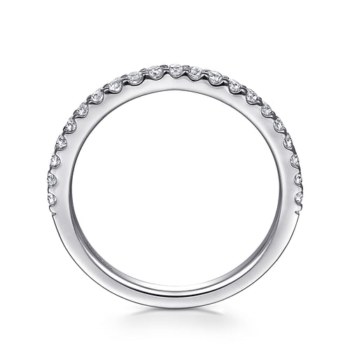 14K White Gold Diamond Matching Wedding Band