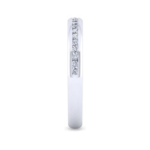 14K White Gold Diamond Matching Wedding Band