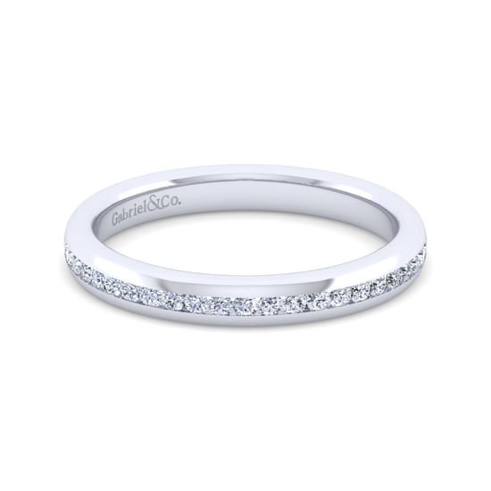 Gabriel - 14K White Gold Diamond Matching Wedding Band