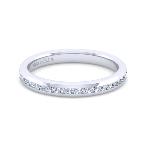14K White Gold Diamond Matching Wedding Band