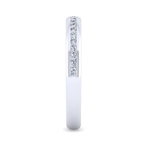 14K White Gold Diamond Matching Wedding Band