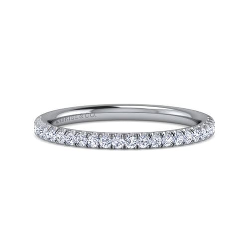 14K White Gold Diamond Matching Wedding Band