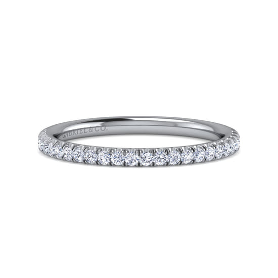 Gabriel - 14K White Gold Diamond Matching Wedding Band