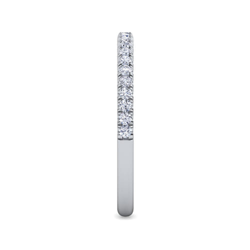 14K White Gold Diamond Matching Wedding Band