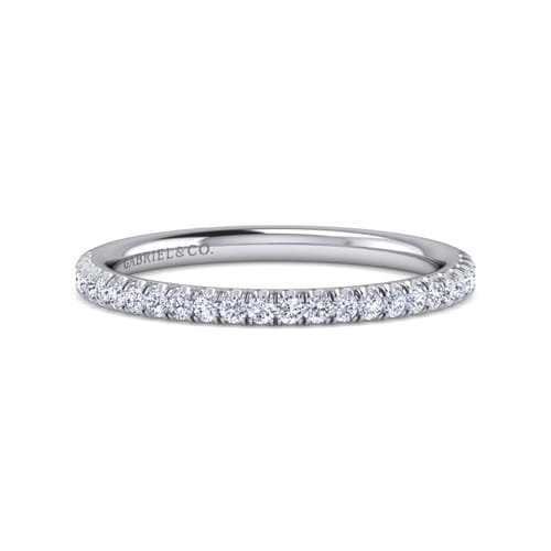 14K White Gold Diamond Matching Wedding Band