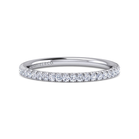 Gabriel - 14K White Gold Diamond Matching Wedding Band