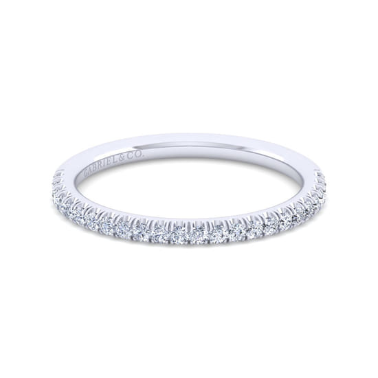 Gabriel - 14K White Gold Diamond Matching Wedding Band