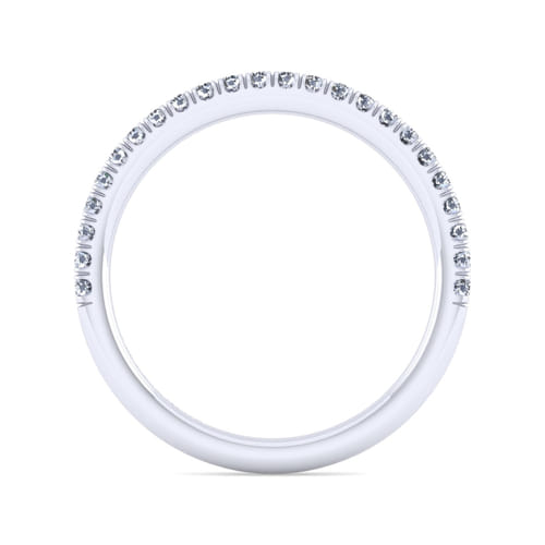 14K White Gold Diamond Matching Wedding Band
