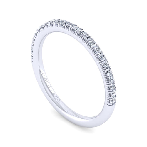 14K White Gold Diamond Matching Wedding Band