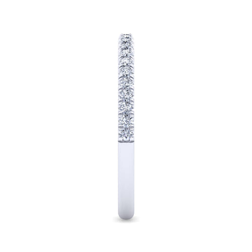 14K White Gold Diamond Matching Wedding Band