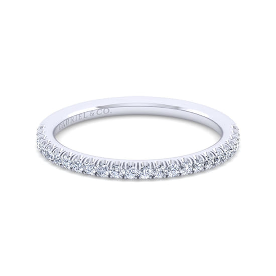 Gabriel - 14K White Gold Diamond Matching Wedding Band