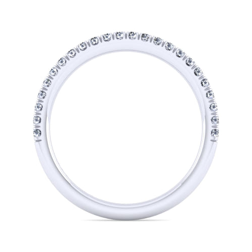 14K White Gold Diamond Matching Wedding Band