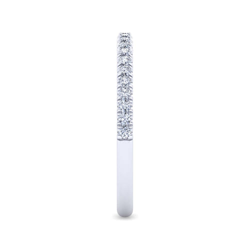 14K White Gold Diamond Matching Wedding Band