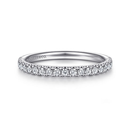 Gabriel - 14K White Gold Diamond Matching Wedding Band