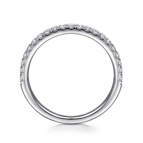 14K White Gold Diamond Matching Wedding Band