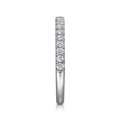 14K White Gold Diamond Matching Wedding Band