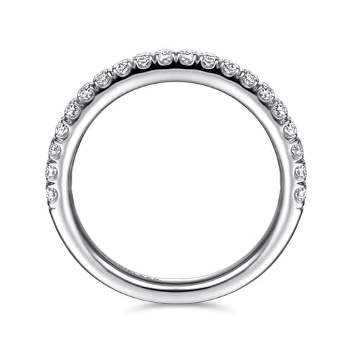 14K White Gold Diamond Matching Wedding Band