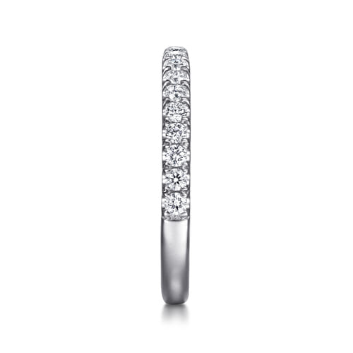 14K White Gold Diamond Matching Wedding Band