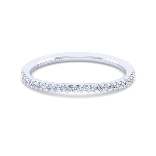 14K White Gold Diamond Matching Wedding Band