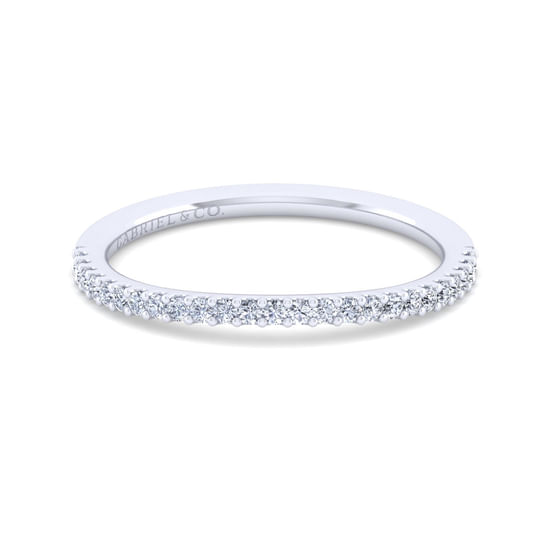 Gabriel - 14K White Gold Diamond Matching Wedding Band