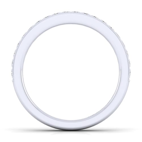 14K White Gold Diamond Matching Wedding Band 14K White Gold Diamond Matching Wedding Band