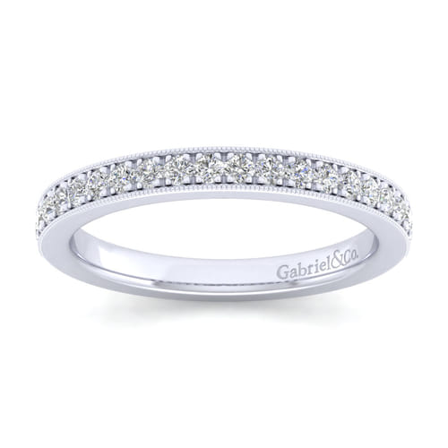 14K White Gold Diamond Matching Wedding Band 14K White Gold Diamond Matching Wedding Band