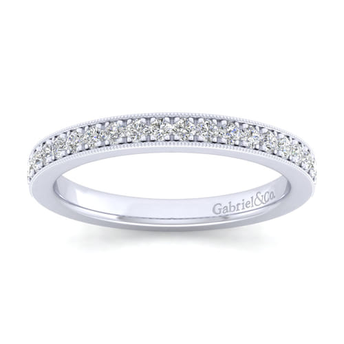 14K White Gold Diamond Matching Wedding Band 14K White Gold Diamond Matching Wedding Band