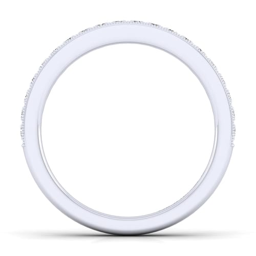 14K White Gold Diamond Matching Wedding Band