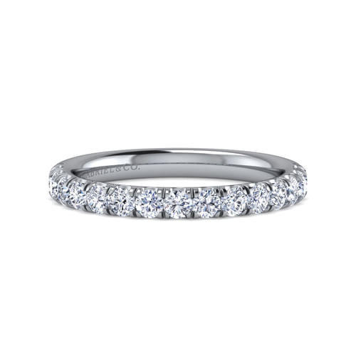 14K White Gold Diamond Matching Wedding Band
