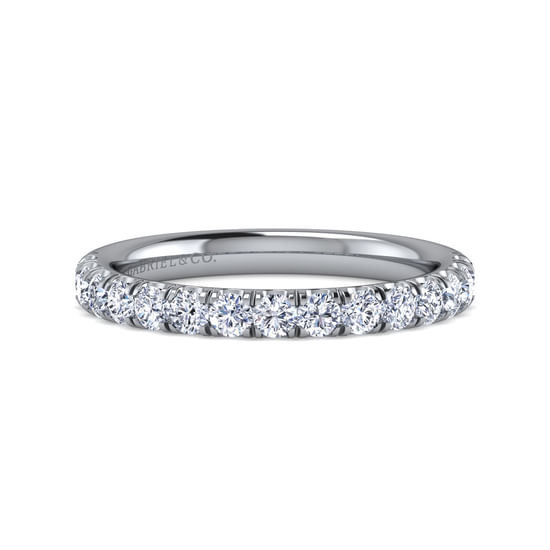 Gabriel - 14K White Gold Diamond Matching Wedding Band