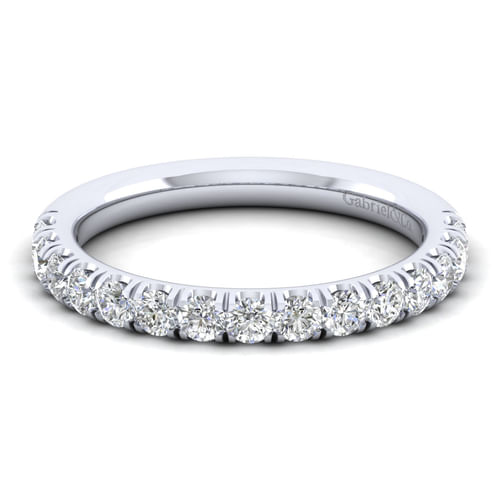 14K White Gold Diamond Matching Wedding Band