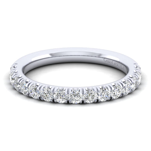 14K White Gold Diamond Matching Wedding Band