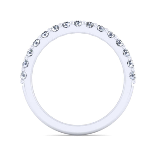14K White Gold Diamond Matching Wedding Band