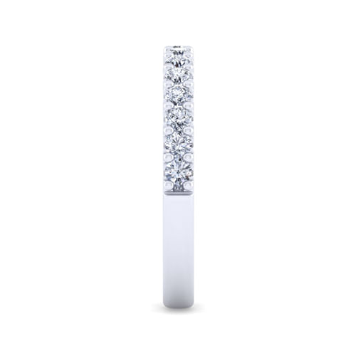 14K White Gold Diamond Matching Wedding Band