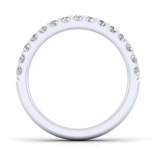 14K White Gold Diamond Matching Wedding Band