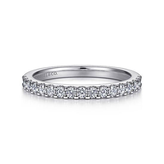 Gabriel - 14K White Gold Diamond Matching Wedding Band