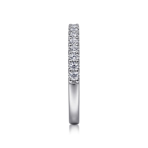 14K White Gold Diamond Matching Wedding Band