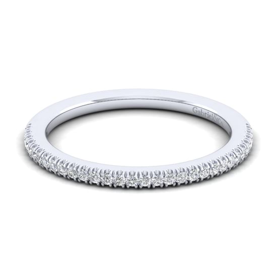 Gabriel - 14K White Gold Diamond Matching Wedding Band