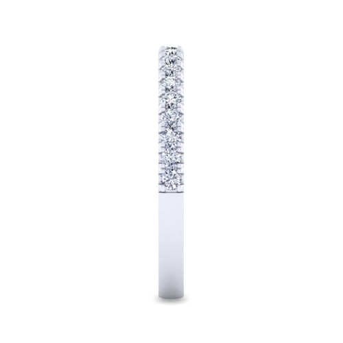 14K White Gold Diamond Matching Wedding Band