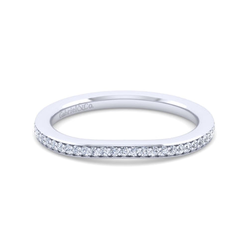 14K White Gold Diamond Matching Wedding Band