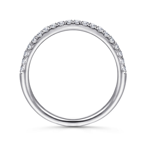 14K White Gold Diamond Matching Wedding Band
