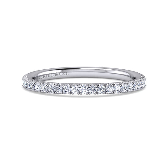 Gabriel - 14K White Gold Diamond Matching Wedding Band