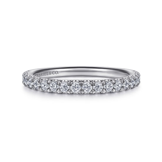 Gabriel - 14K White Gold Diamond Matching Wedding Band