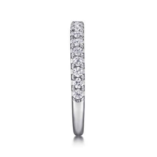 14K White Gold Diamond Matching Wedding Band