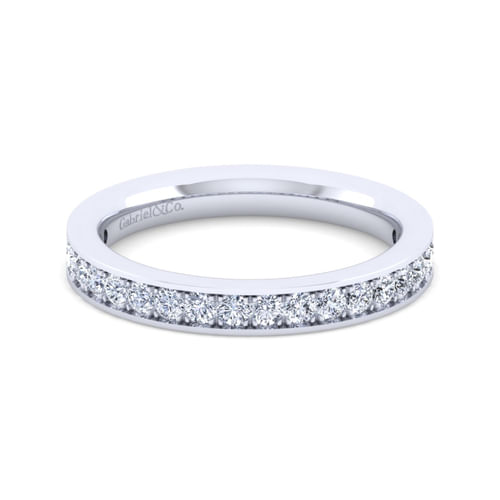 14K White Gold Diamond Matching Wedding Band