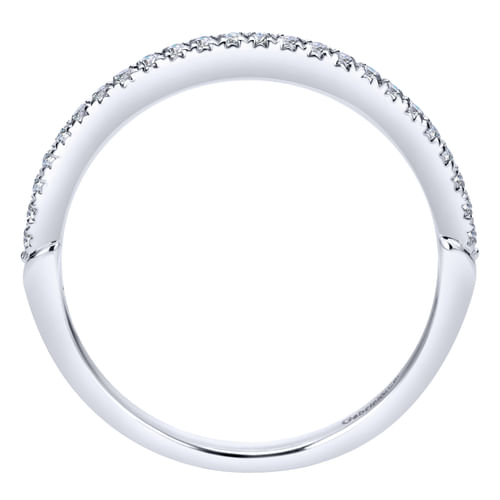 14K White Gold Diamond Matching Wedding Band