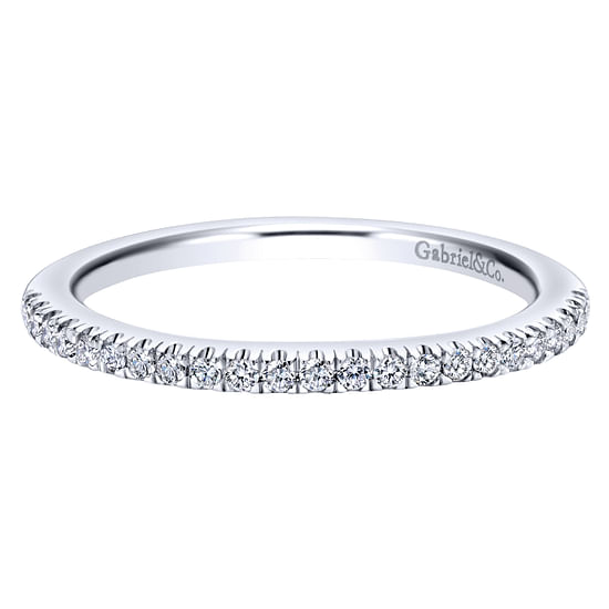 Gabriel - 14K White Gold Diamond Matching Wedding Band